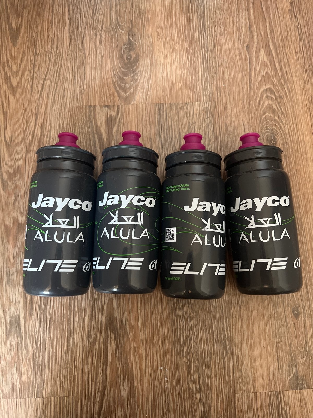 Set van 4 Jayco AlUla Elite bidons, Ophalen of Verzenden, Gebruikt