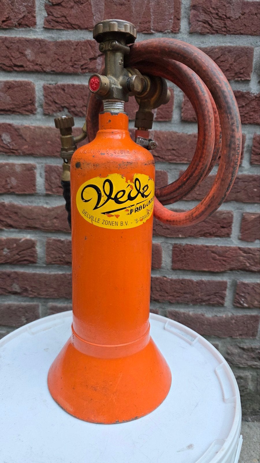 Vedé Gasbrander incl. drukregelaar, propaangasslang, brander, Ophalen of Verzenden, Gebruikt, Minder dan 150 ampère, Overige typen