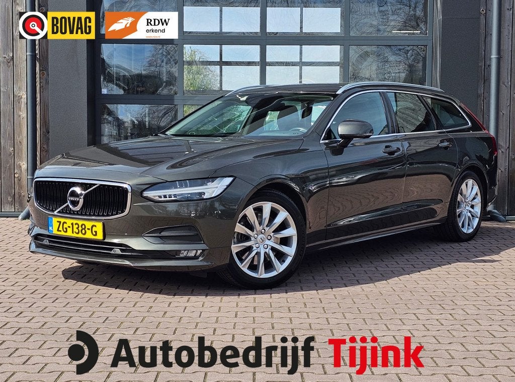 Volvo V90 2.0 T4 Momentum | Automaat | LED | Trekhaak | App-, Auto's, Volvo, 15 km/l, 1616 kg, 93 €/maand, 750 kg