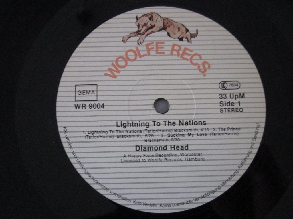 Foto 5 van Diamond Head - Lightning To The Nations 1981 Woolfe Dui LP
