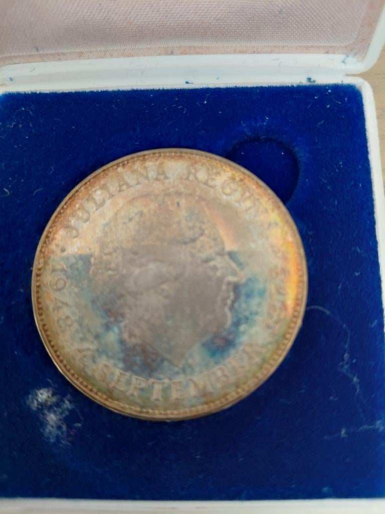 Zilveren 10 Gulden Munt Koningin Juliana 1979, Postzegels en Munten, Munten | Nederland, Koningin Juliana, Zilver, Ophalen of Verzenden
