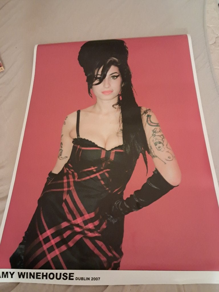 Poster amy winehouse te koop ophalen in utrecht, Ophalen, Zo goed als nieuw, A1 t/m A3