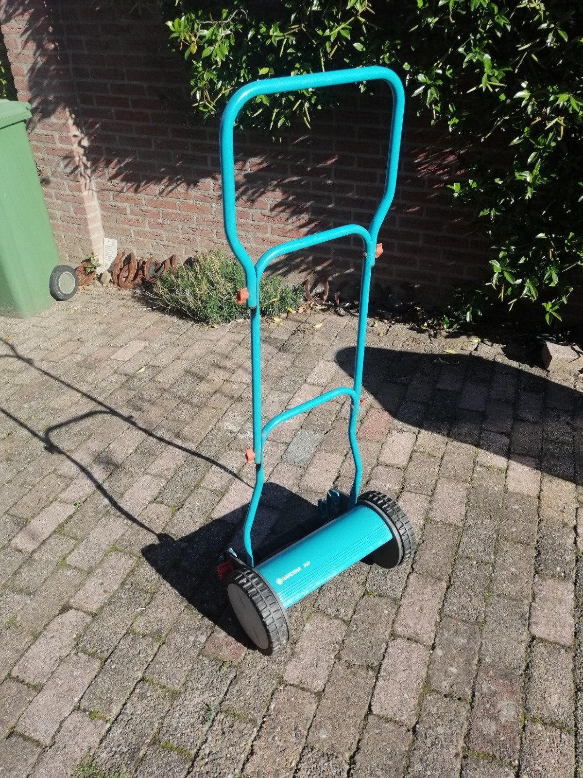 Gardena handgrasmaaier, Tuin en Terras, Ophalen, Cirkelmaaier, Gebruikt, Handgrasmaaier