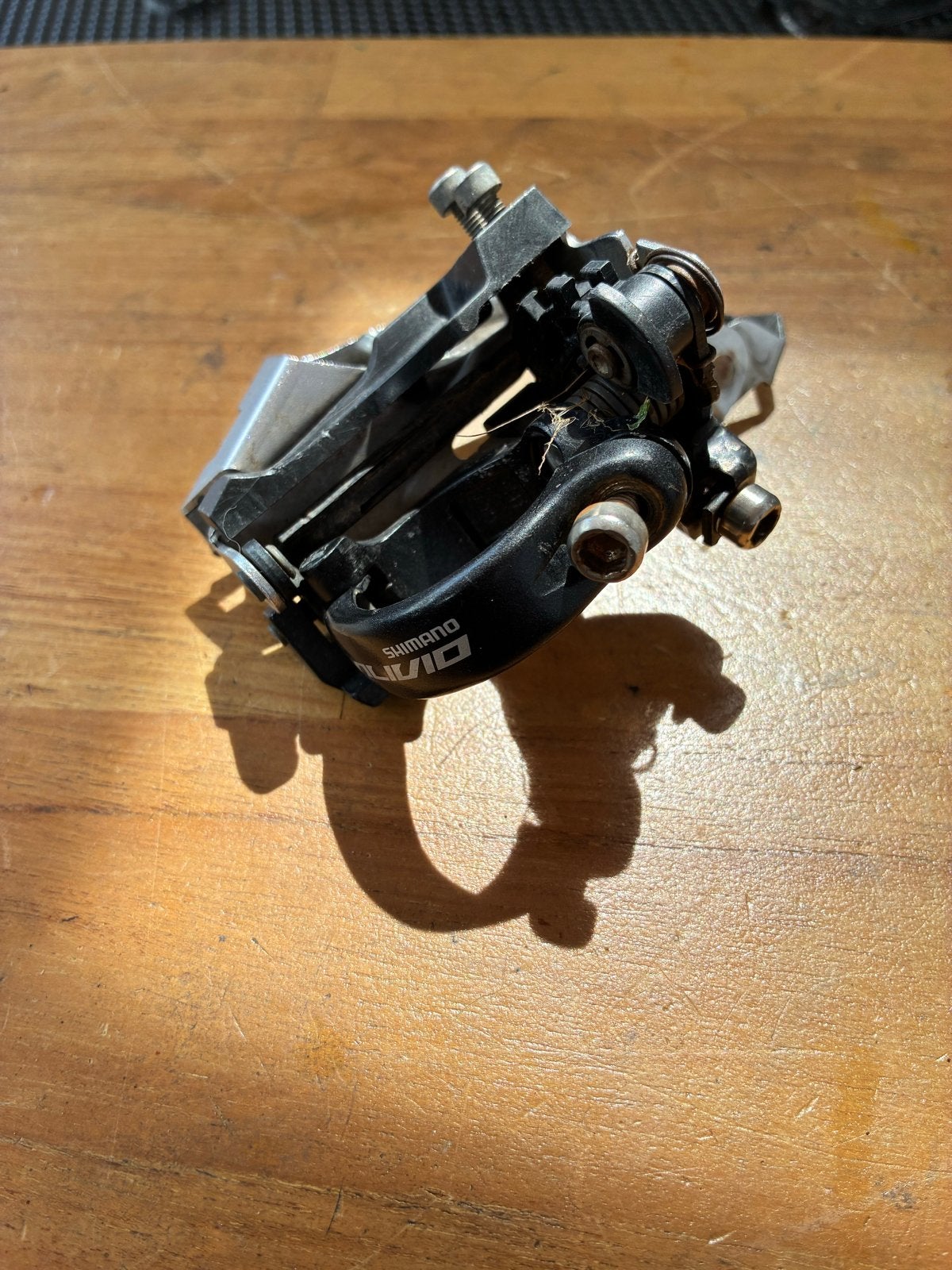 Shimano Alivio triple Voorderailleur - Gebruikt, Ophalen, Gebruikt, Derailleur of Ketting, Aluminium