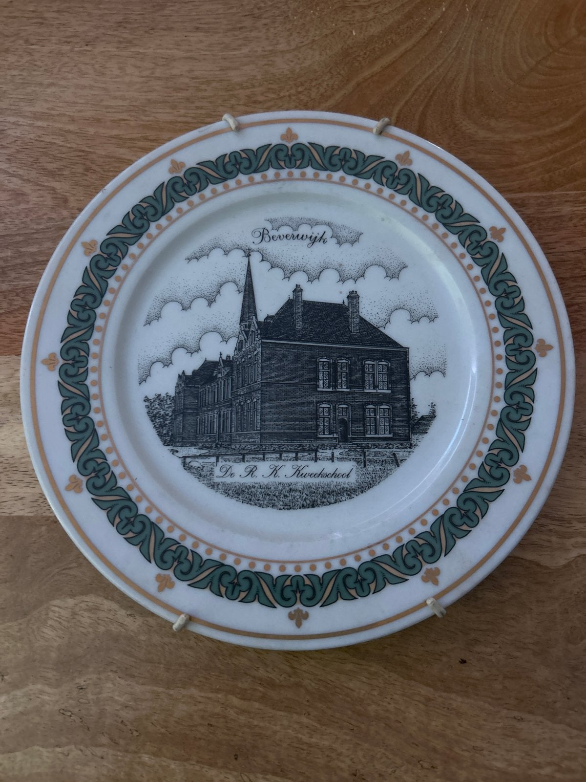 Set van 5 Beverwijk sierborden - historische gebouwen, Antiek en Kunst, Ophalen