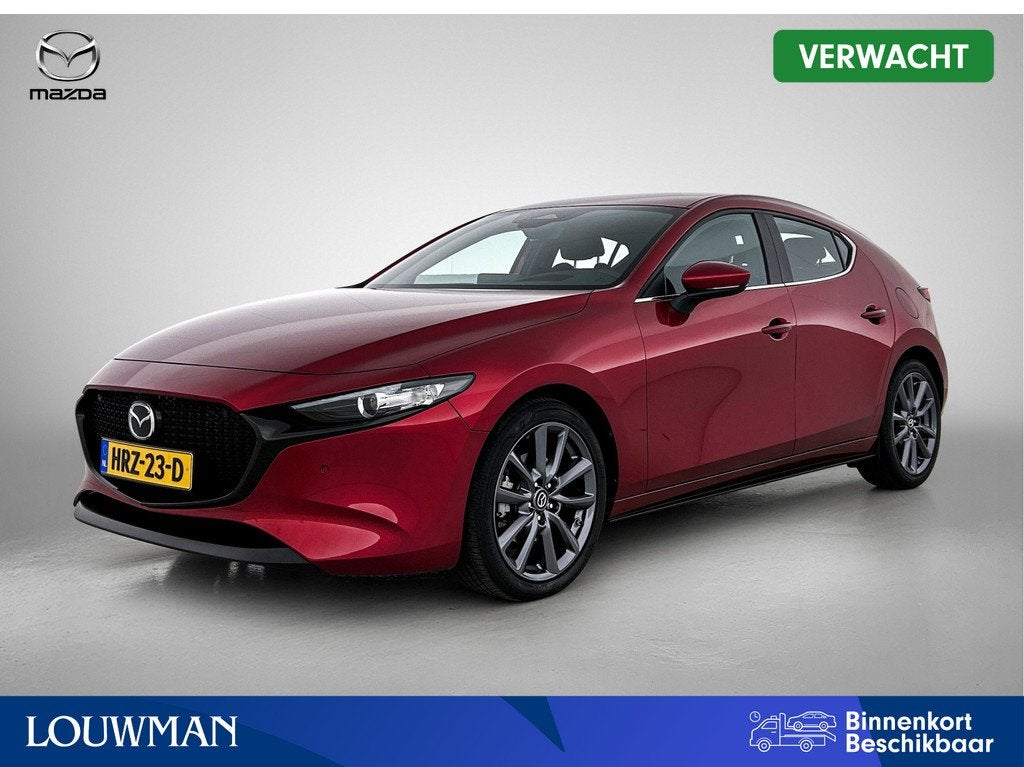 Mazda 3 2.5 e-SkyActiv-G M Hybrid 140 Centre-line | Stoel en, Auto's, Mazda, 12 maanden, Stof, Gebruikt, 4 cilinders