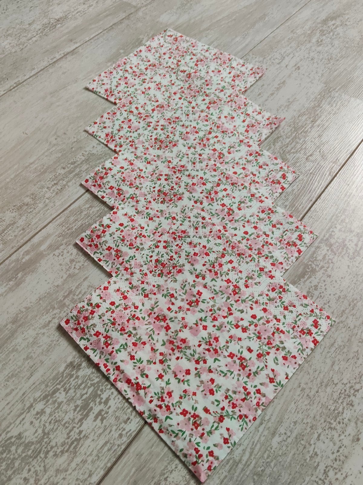 No 2. Servetten set 5 stuks. Decoupage, craft, scrapbook., Nieuw, Minder dan 20 cm, Minder dan 5 m², Wandtegels