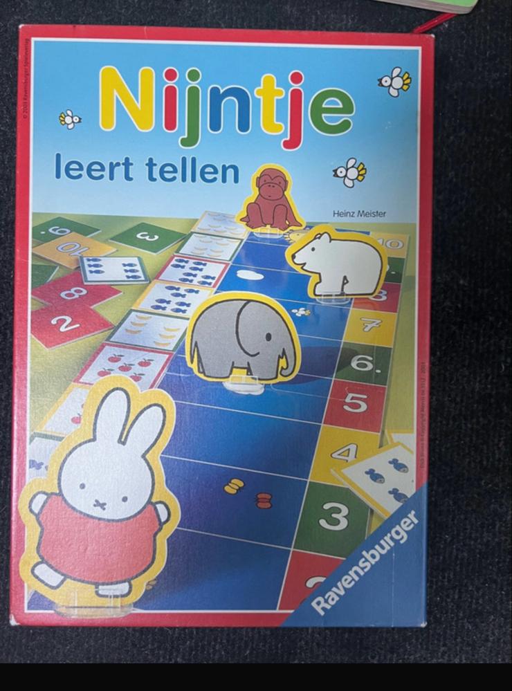 Nijntje leert tellen - Ravensburger bordspel, Hobby en Vrije tijd, Gezelschapsspellen | Bordspellen, Een of twee spelers, Ophalen of Verzenden