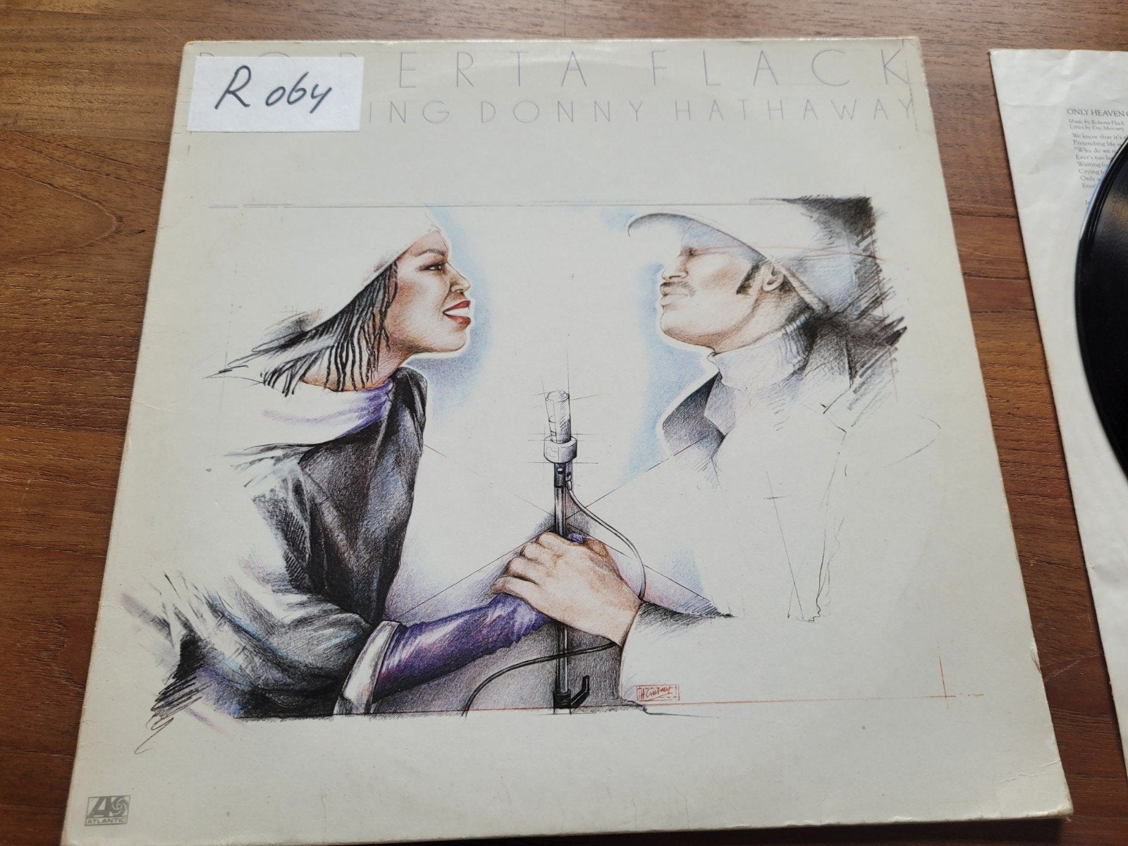 Roberta Flack Featuring Donny Hathaway - Soul Funk LP 1980, LP, Gebruikt, Funk, Ophalen of Verzenden