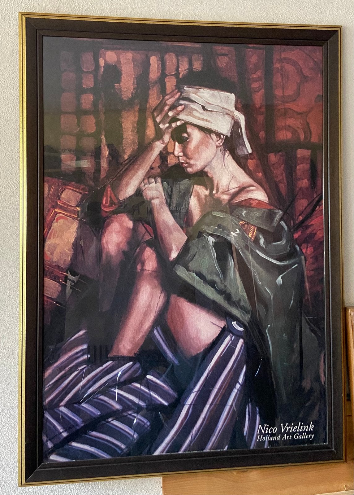 Nico Vrielink print Holland art gallery, Ophalen, Klassiek, Portret of Personen