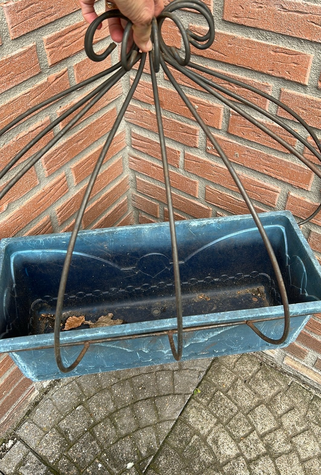 Plantenrek /plantenbak /ruif/ voor zomergoed geraniums etc., Tuin en Terras, Ophalen, Kunststof, Gebruikt, Balkon