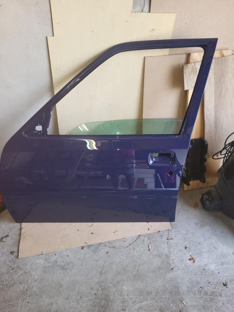 Peugeot 205 Bestuurdersportier 5-deurs Donkerblauw, Auto-onderdelen, Ophalen, Gebruikt, Deur, Links