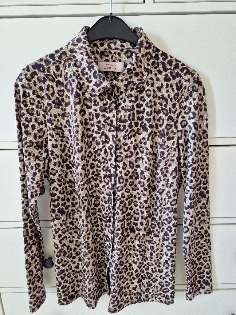 Nieuwe blouse van Studio Anneloes, maat M, Maat 38/40 (M), Studio Anneloes, Bruin, Nieuw