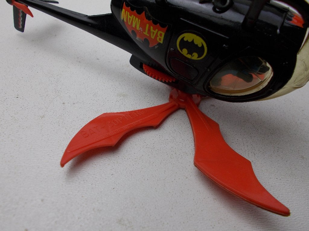 1976 Corgi Toys 925 BATCOPTER + BATMAN FIGUURTJE + Hijshaak!, Ophalen of Verzenden, Zo goed als nieuw, Overige typen, Corgi