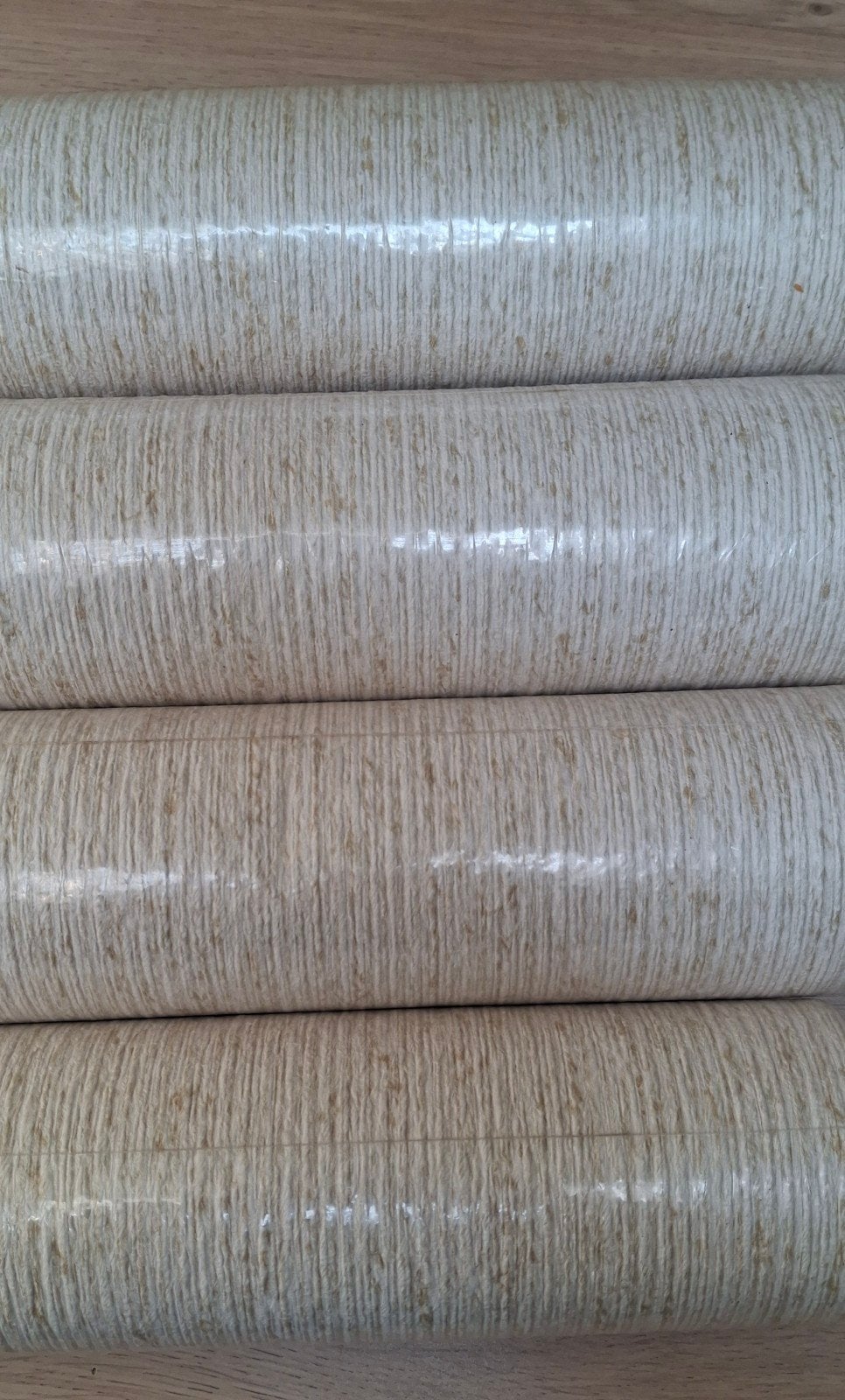 4 Rollen Rath &  Doodeheefver Duplesse beige vintage behang., Ophalen of Verzenden