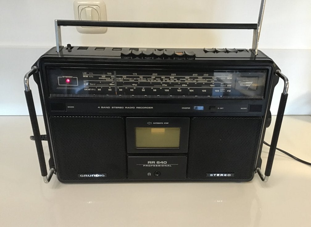 Grundig - RR640 - Cassetterecorder-speler, Transistorradio, Ophalen of Verzenden