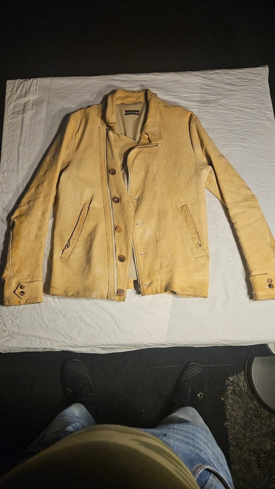 Diesel Black Gold Leren Jas Maat L, Maat 52/54 (L), Ophalen of Verzenden, Gedragen, Diesel Black Gold