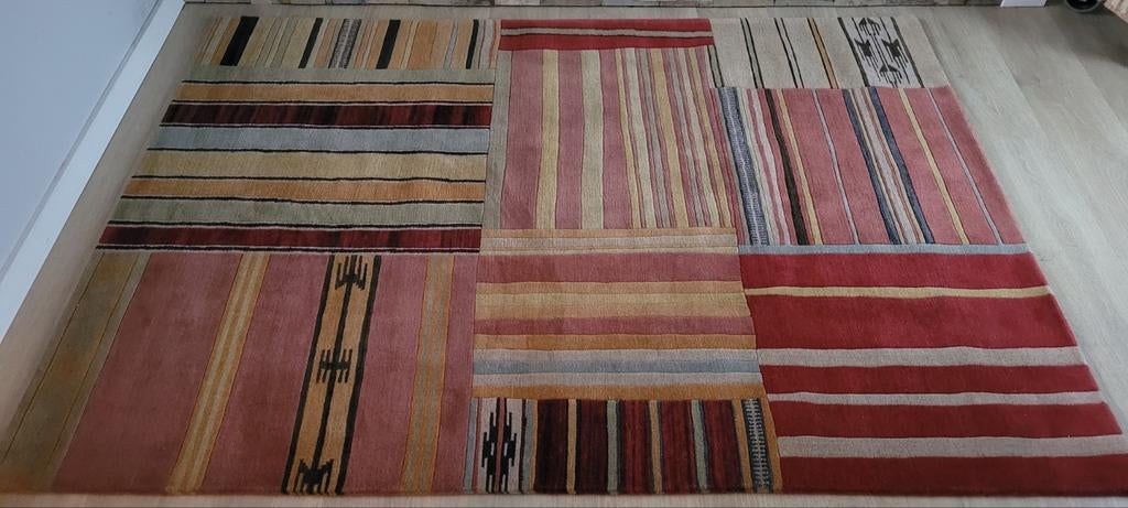Vloerkleed Brink@Campman Yara handgeknoopt 170x240 wol nieuw, Uniek stijlvol kwaliteit comfortabel klasse, 150 tot 200 cm, Ophalen of Verzenden
