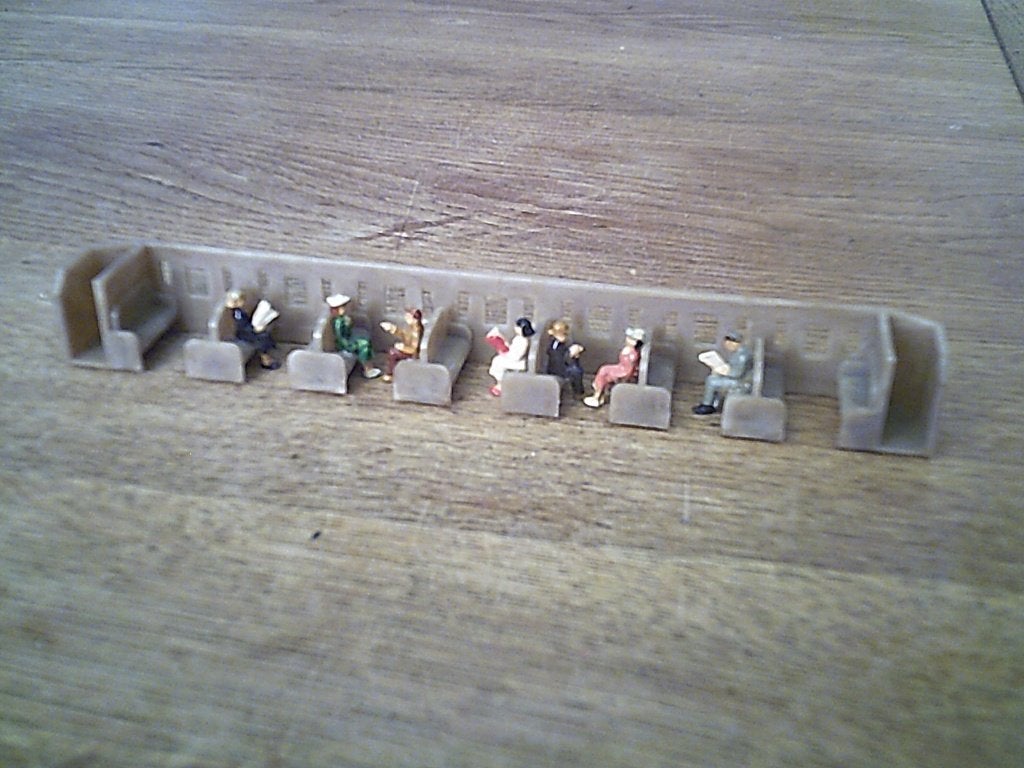 MMM Miniatur Möbel Mayer Marklin serie 346 binneninrichting, Hobby en Vrije tijd, Modeltreinen | H0, Wisselstroom, Gebruikt, Wagon