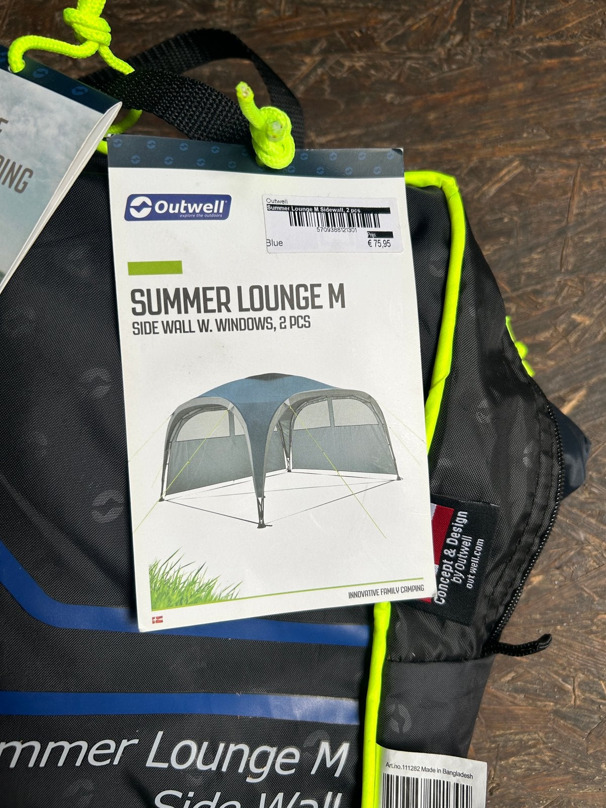 Outwell summer lounge side wall M, Ophalen, Nieuw