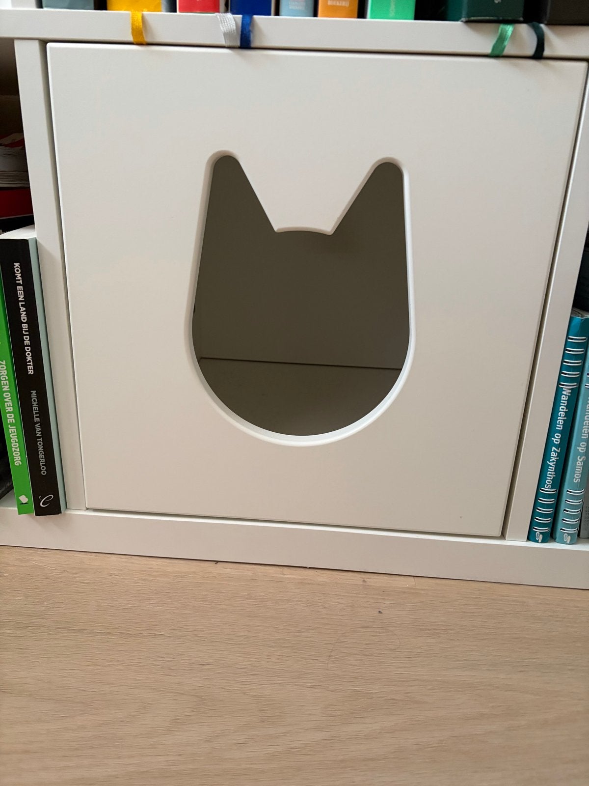 Kallax inzet kat, Huis en Inrichting, Ophalen, Minder dan 50 cm, Gebruikt, Minder dan 100 cm
