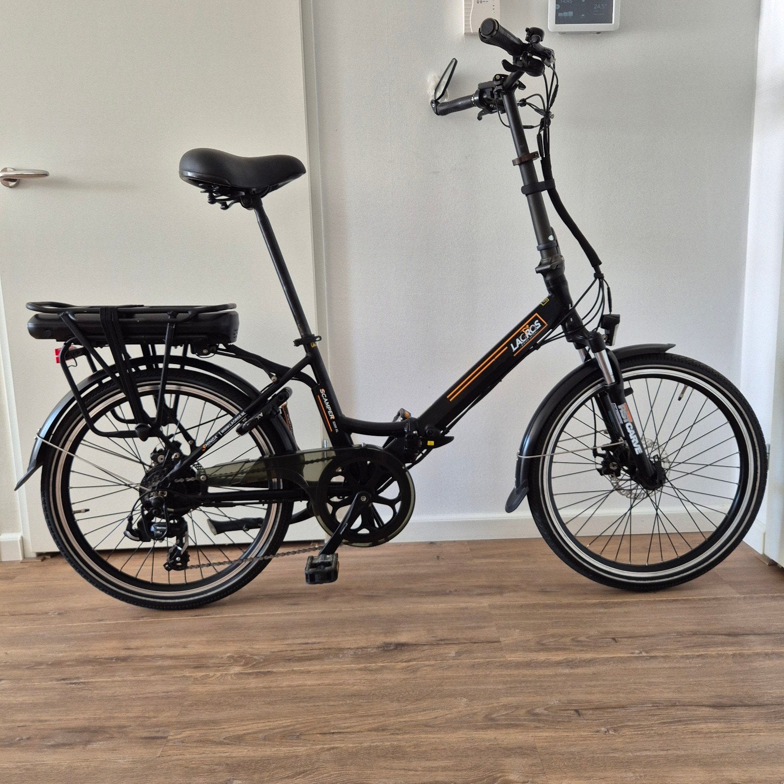 Z.G.A.N Lacros S200XL elektrische vouwfiets 24inch, Ophalen, 20 inch of meer, Versnellingen, Zo goed als nieuw