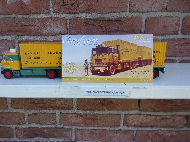 Tekno  Mack  F700  van  Rynart., Hobby en Vrije tijd, Modelauto's | 1:50, Ophalen of Verzenden, Nieuw, Bus of Vrachtwagen, Tekno