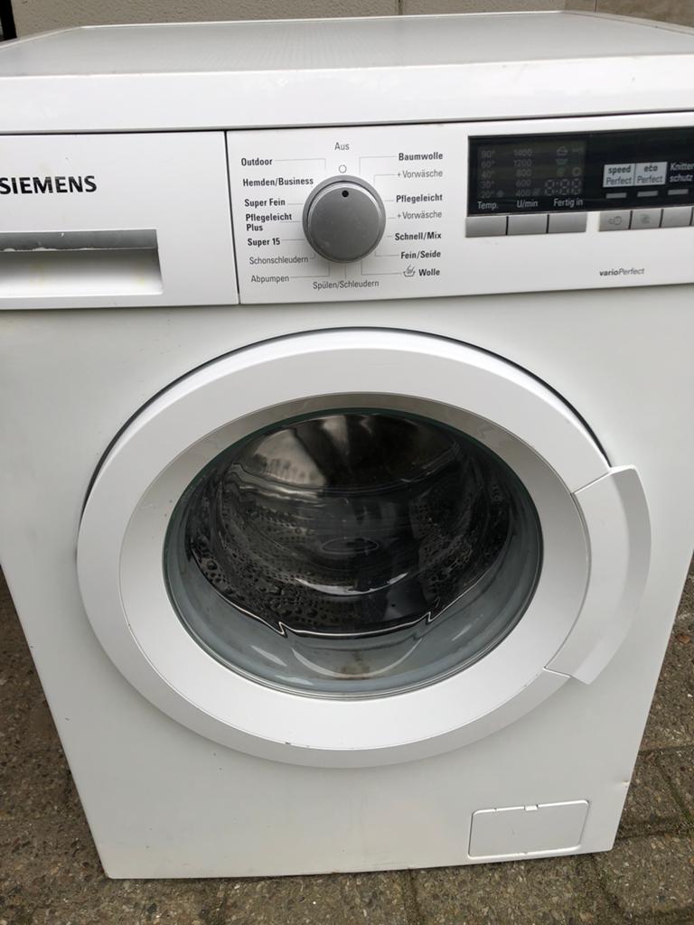 Siemens wasmachine en wasdroger AEG, Ophalen, Gebruikt, Minder dan 85 cm, Voorlader