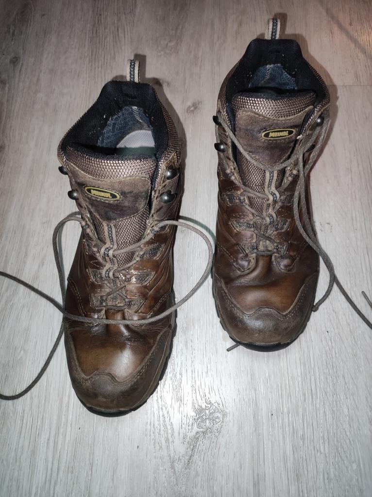 Meindl Active Wandel/werkschoenen Bruin - Maat 42.5 (UK 8.5), Bruin, Ophalen of Verzenden, Werkschoenen, Gedragen