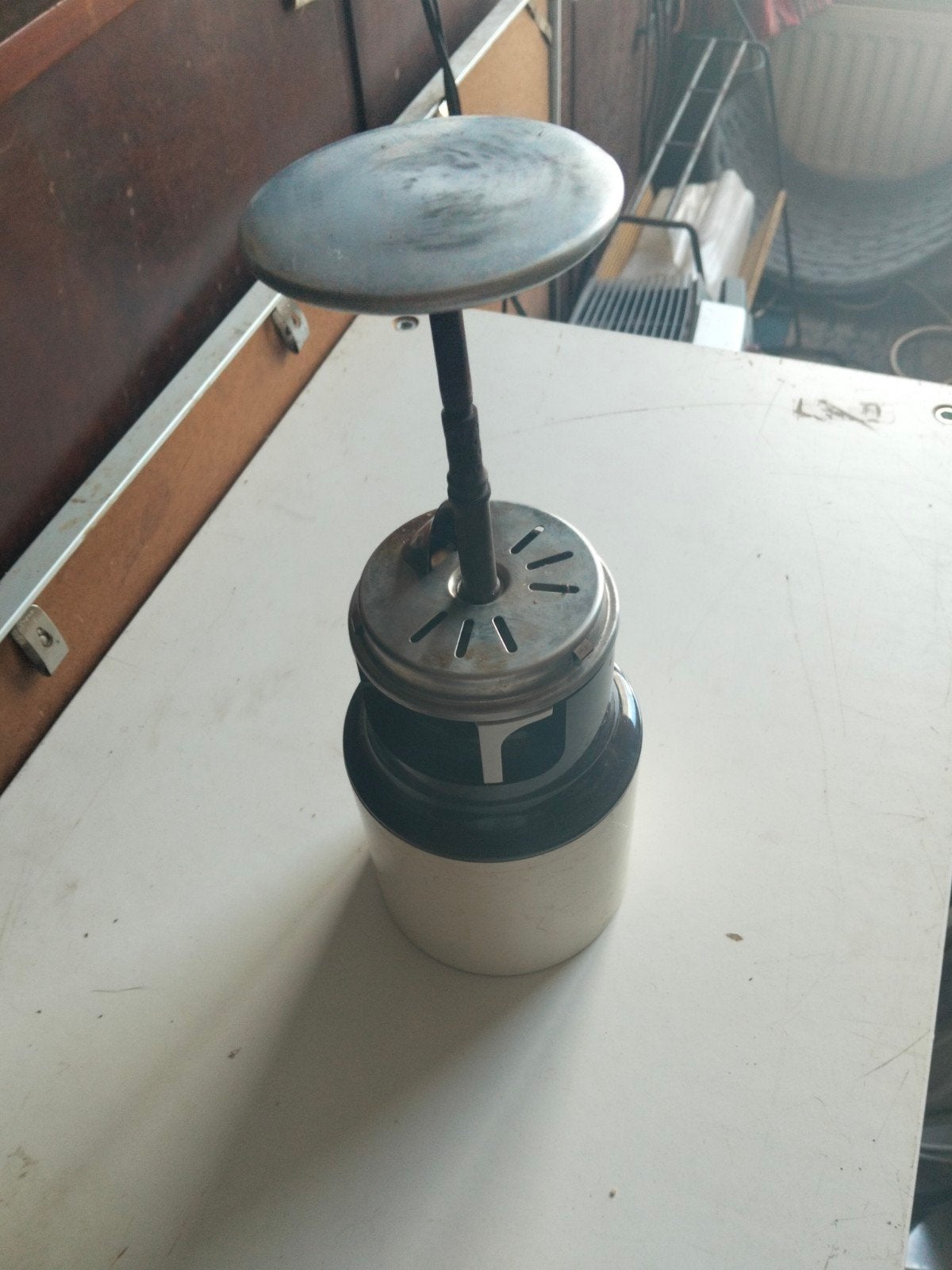 Vintage 1970s jolly lamp piezoelectric gas lamp, Antiek en Kunst, Ophalen of Verzenden