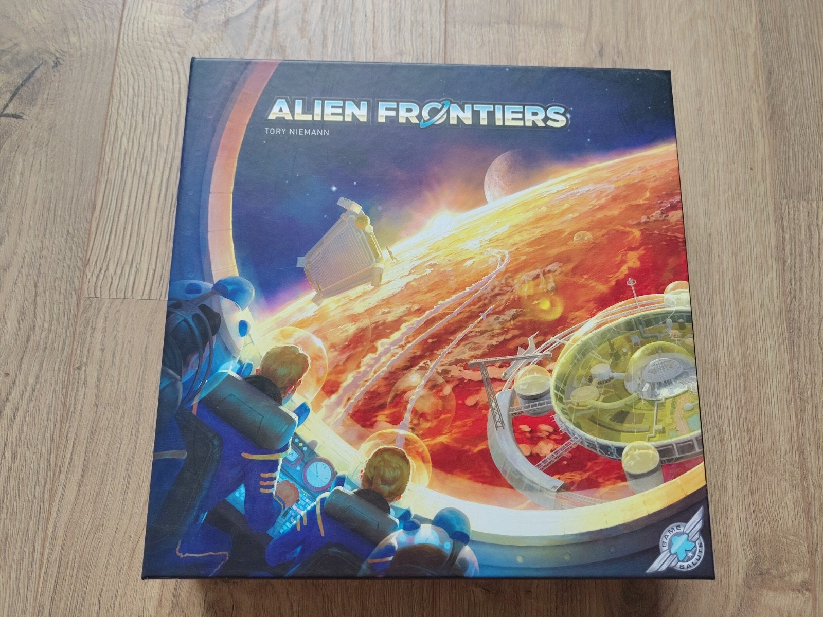 Alien Frontiers Bordspel - Zo goed als nieuw, Hobby en Vrije tijd, Drie of vier spelers, Ophalen of Verzenden, Zo goed als nieuw