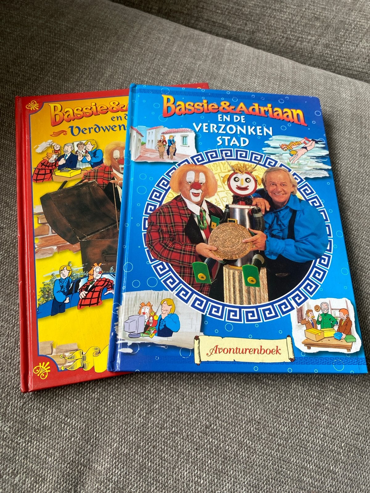 Bassie & Adriaan Boeken: De Verdwenen Schat & De Verzonken S, Boeken, Kinderboeken | Jeugd | onder 10 jaar, Zo goed als nieuw