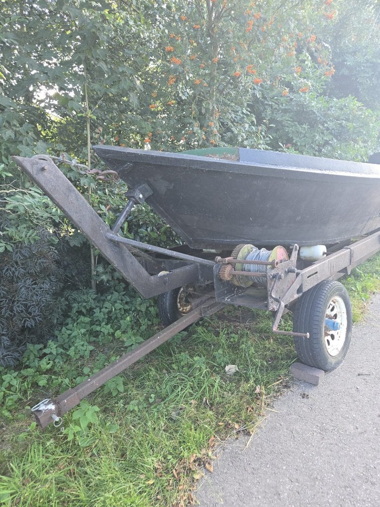 Langedijker opduwer met Lister motor, compleet met trailer, Overige merken, Overige motortypen, Gebruikt, Diesel