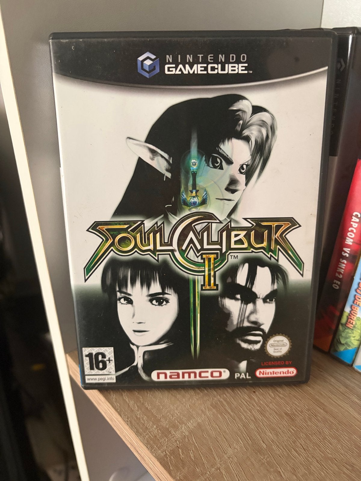 Soul Calibur II - Nintendo GameCube (Perfecte staat), Spelcomputers en Games, Games | Nintendo GameCube, Vechten, 2 spelers, Eén computer