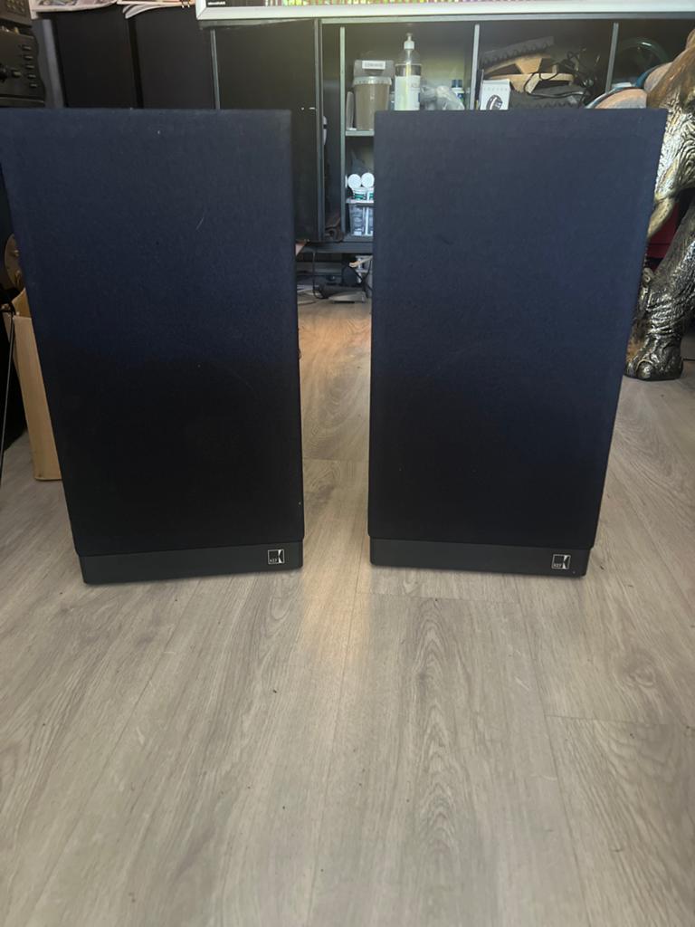 KEF 303 Type SP1126 8 Ohm Speakers, Gebruikt, Minder dan 60 watt, Front, Rear of Stereo speakers, Ophalen