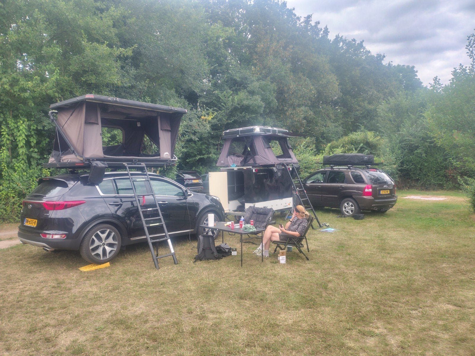 Daktent., Ophalen