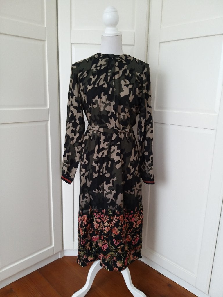 Geisha nieuwe lange camouflage zomer jurk, maat S 36 (= M), Geisha, Nieuw, Ophalen of Verzenden, Maat 36 (S)