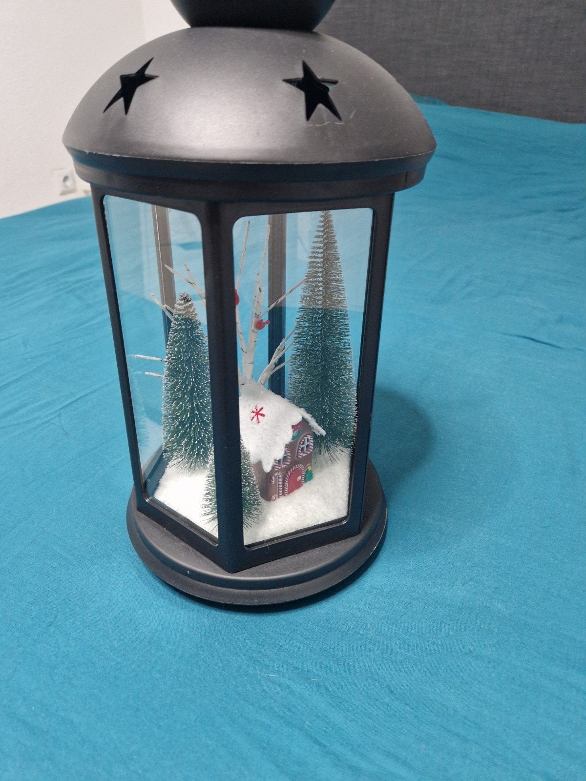Kerstlantaarn met licht, Diversen, Kerst, Ophalen, Zo goed als nieuw