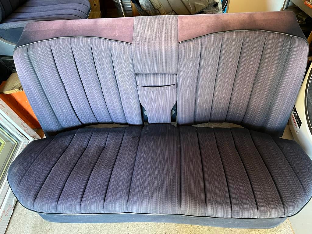 Mercedes W124 Interieur - Achterbank en voorstoelen kl Blauw, Auto-onderdelen, Ophalen, Gebruikt, Mercedes-Benz
