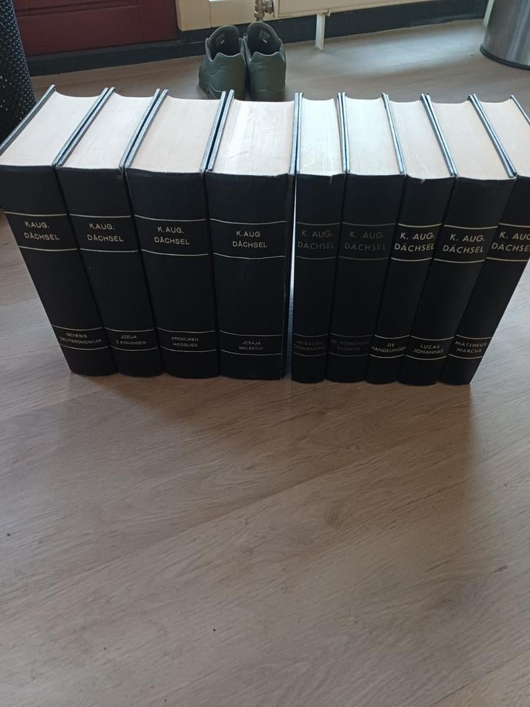 Bijbelverklaring 9-delig K. Aug. Dächsel - Goede Staat, Boeken, Godsdienst en Theologie, Ophalen of Verzenden, Gelezen, K. Aug. Dächsel