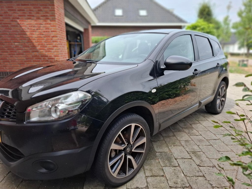 Nissan Qashqai+2 2.0 4WD 2011 trekhaak, Auto's, Stof, Zwart, 4 cilinders, 7 stoelen