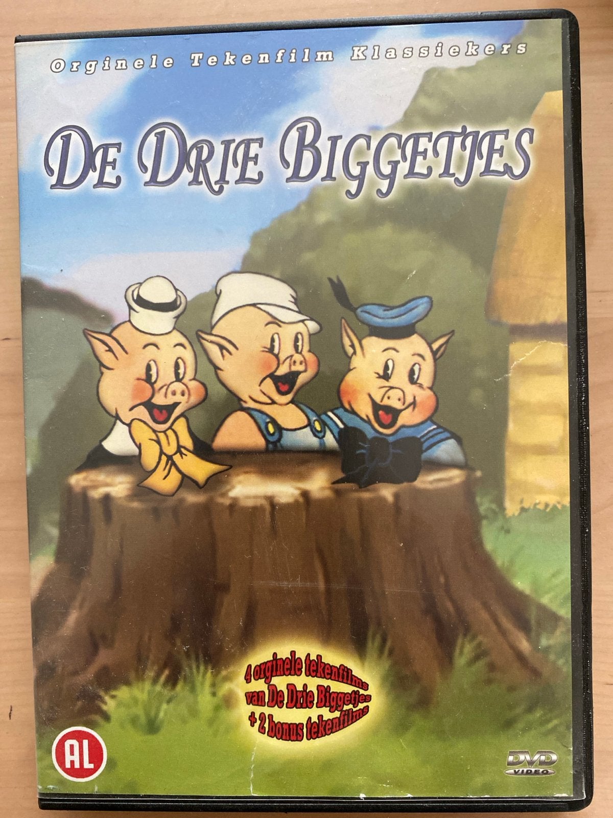 De Drie Biggetjes - Originele Tekenfilm Klassiekers DVD, Engels, Tekenfilm, Alle leeftijden, Nederlands