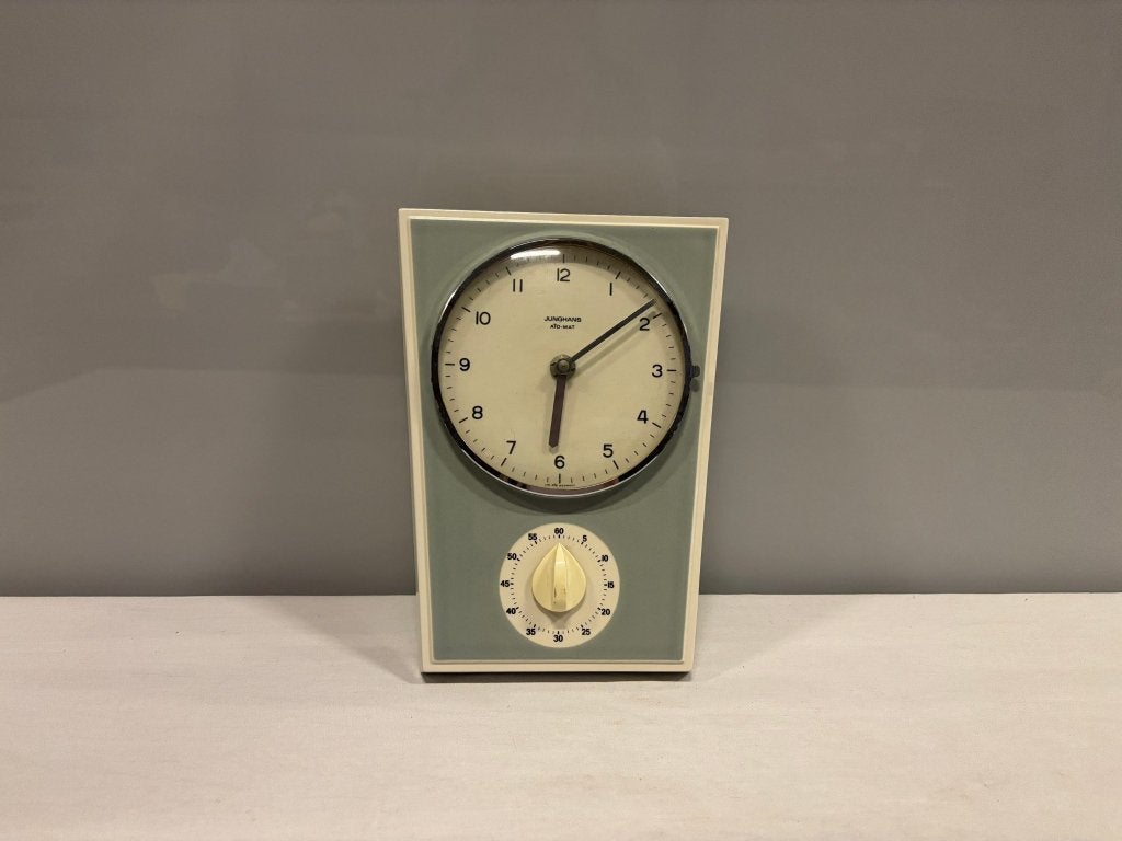 Vintage Junghans Ato-Mat keukenklok met kookwekker, Ophalen of Verzenden