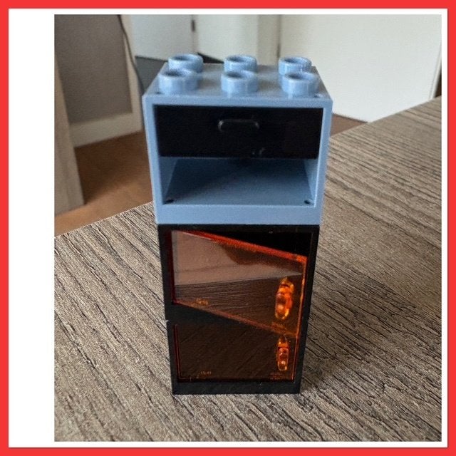 lego 3 kastjes met lade en 2x deurtje samen voor 1,20, Ophalen of Verzenden, Zo goed als nieuw, Accessoire, Lego
