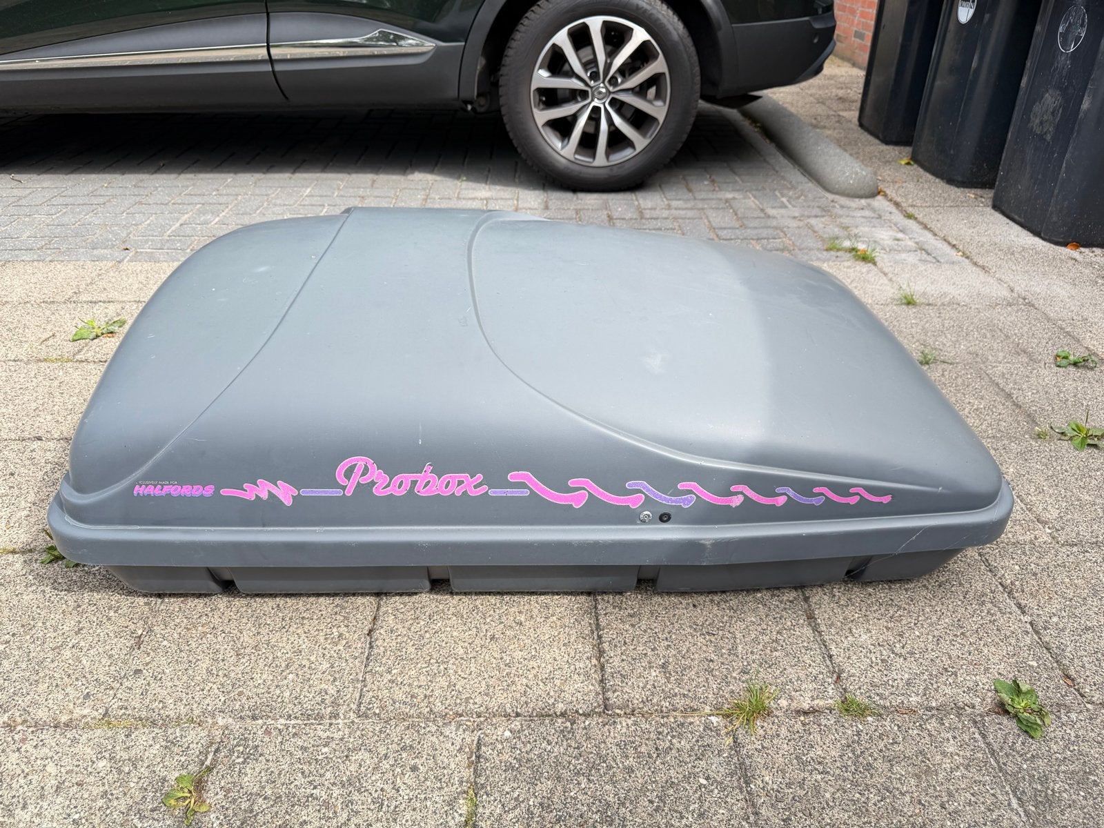 Hapro Probox dakkoffer - Grijs met roze accenten, Ophalen, Gebruikt