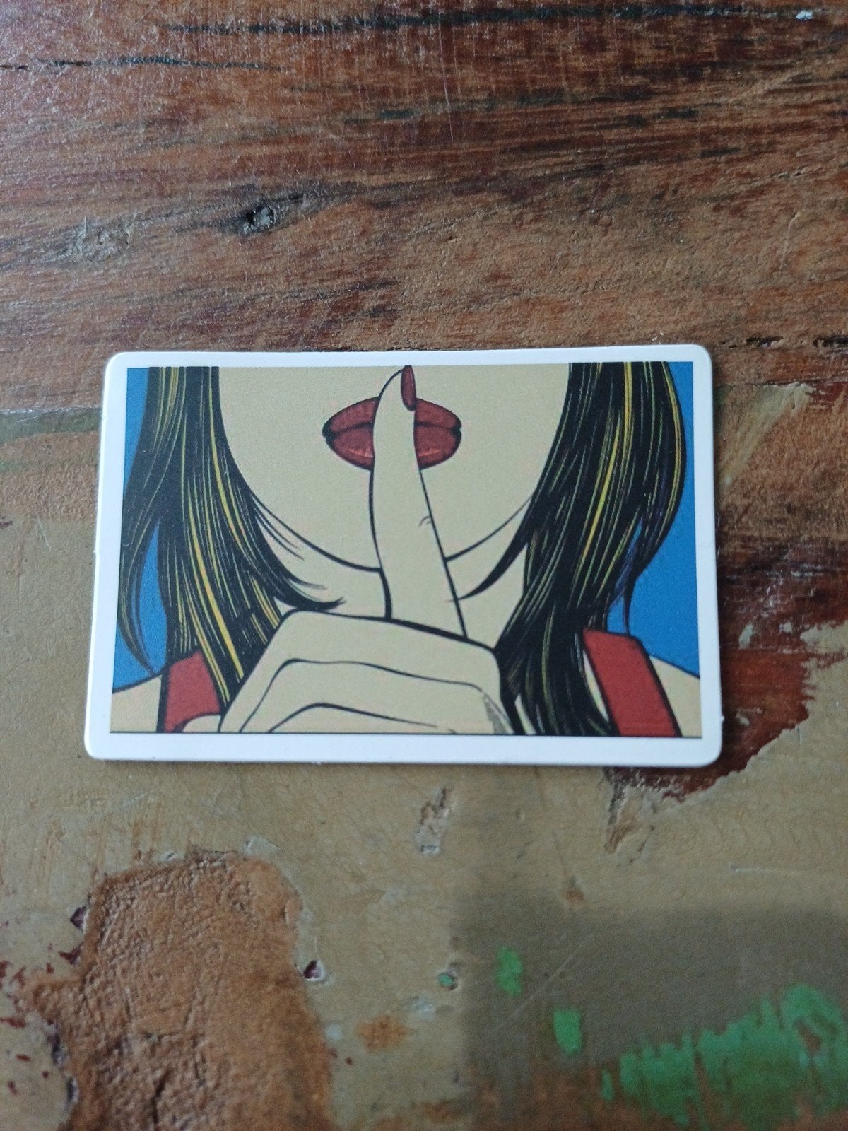 Deborah Azzopardi "Sssshhh" Pop-Art Print - IKEA Solmyra, Ophalen of Verzenden, Nieuw, Sticker