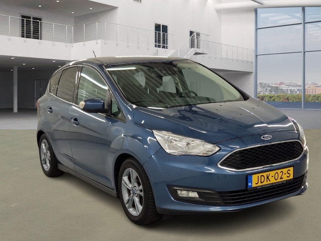 Ford C-MAX 1.0 Titanium 2019/1E EIGENAAR/NAVIGATIE/CAMERA/TR, Voorwielaandrijving, Dealer onderhouden, Gebruikt, Blauw