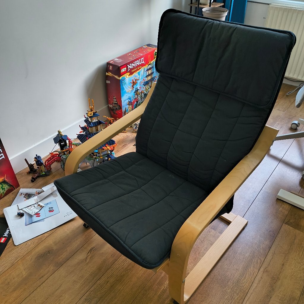 ikea armchair POANG, Ophalen, Gebruikt, 50 tot 75 cm