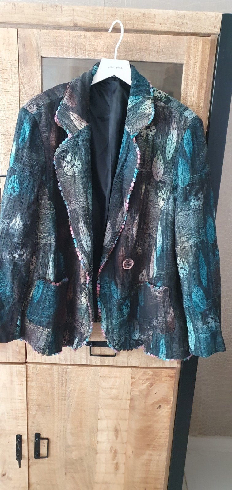 X-two super mooi jasje mt 4(oksel 65cm), Verzenden, Nieuw, Blauw