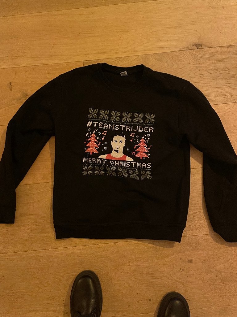 Kersttrui team strijder Koen Weijland maat S, Diversen, Kerst, Ophalen of Verzenden, Gebruikt